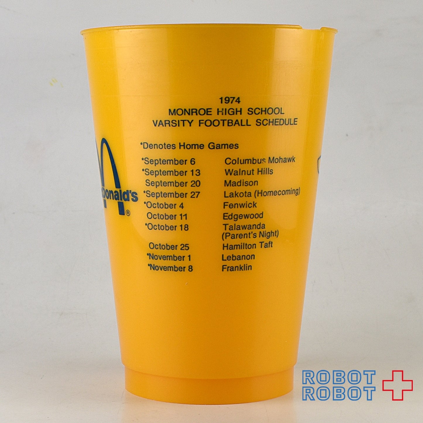 マクドナルド プラスチックカップ モンローハイスクール 欠け有り