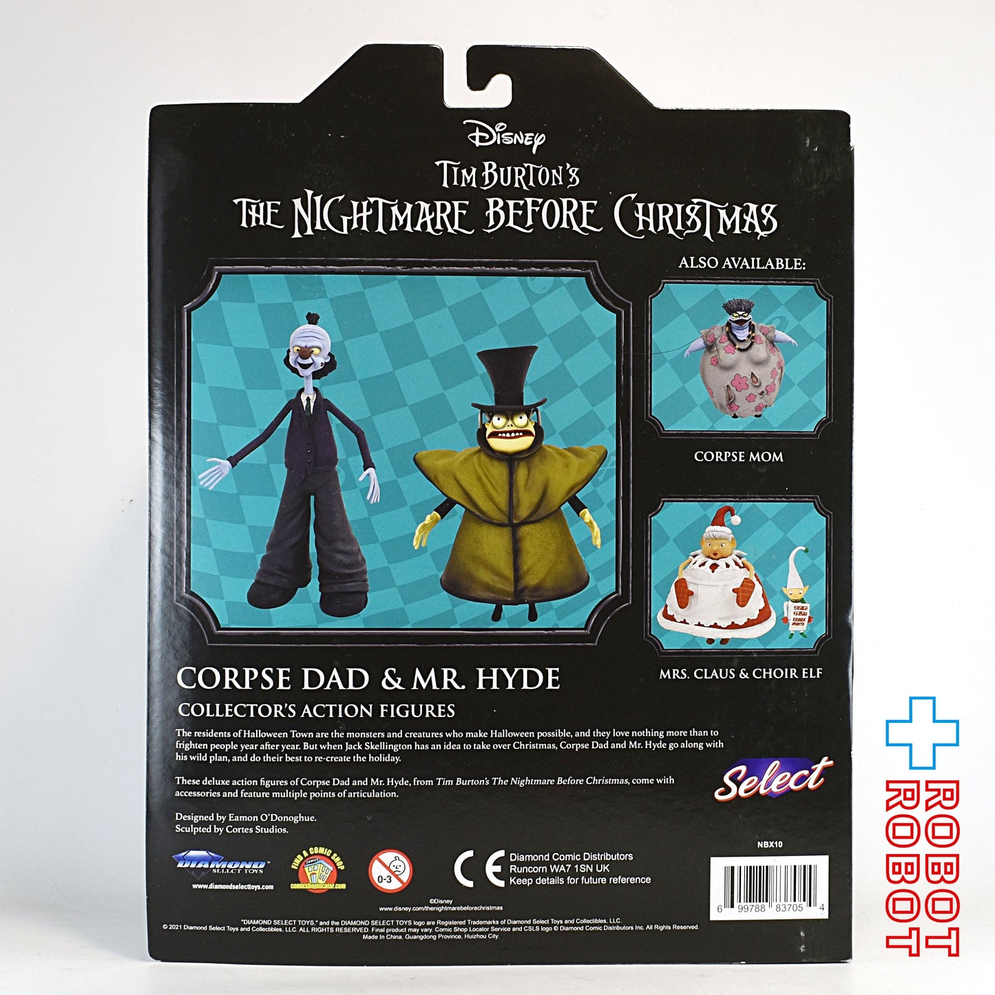 ナイトメアー・ビフォア・クリスマス セレクト Mr.ハイド&コープスダッド アクションフィギュア 未開封