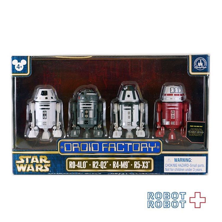 スター・ウォーズ ドロイドファクトリー フィギュアセット R0-4L0 / R2-Q2 / R4-M9 / R5-X3