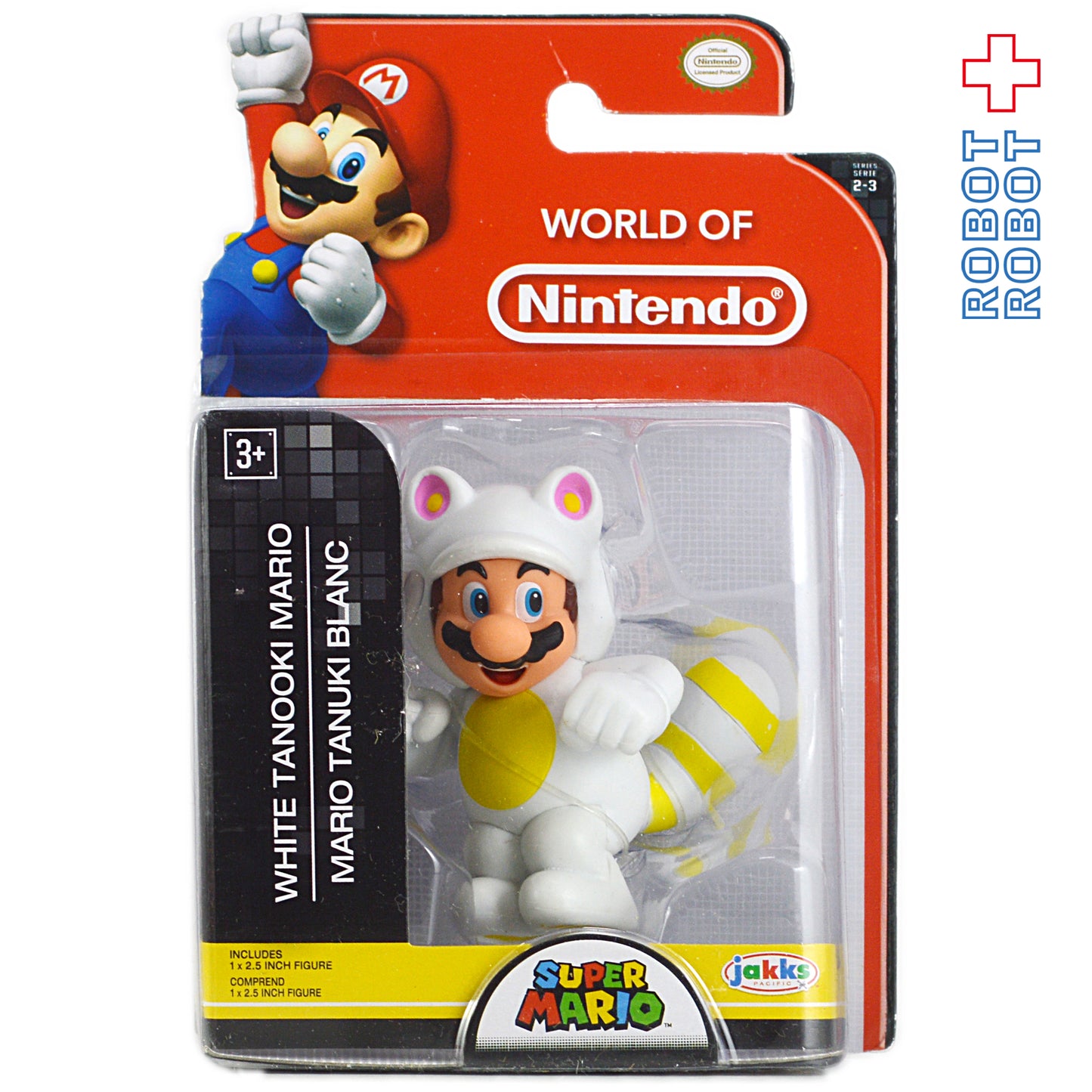 ワールドオブニンテンドー スーパーマリオ しろタヌキマリオ 2.5インチアクションフィギュア