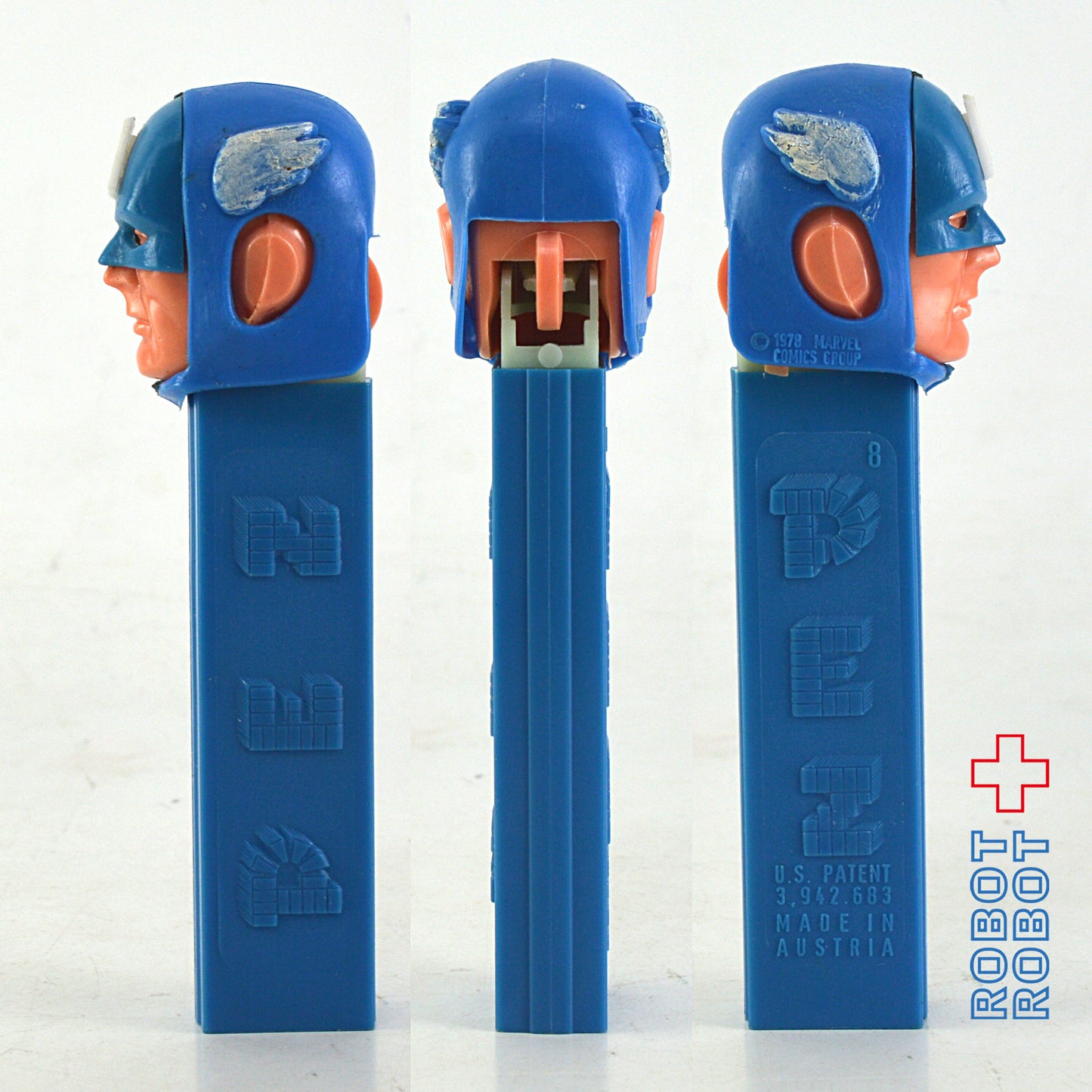 PEZ キャプテン・アメリカ 足なし 3.9 (マーベル)