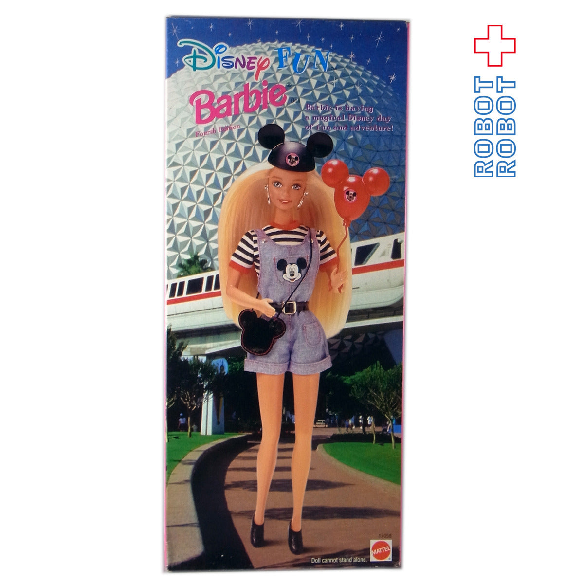 マテル バービー ディズニーファン 水色のオーバーオール 人形 未開封