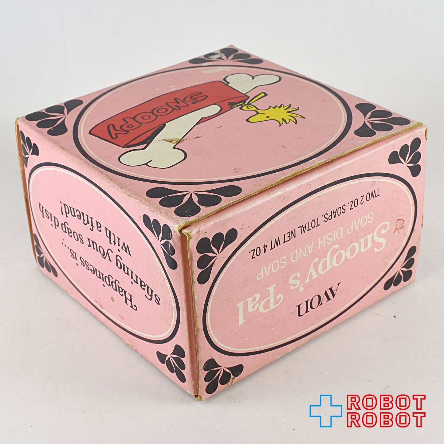 AVON スヌーピー ウッドストックとスヌーピーの餌入 ソープディッシュ & ソープ 箱入