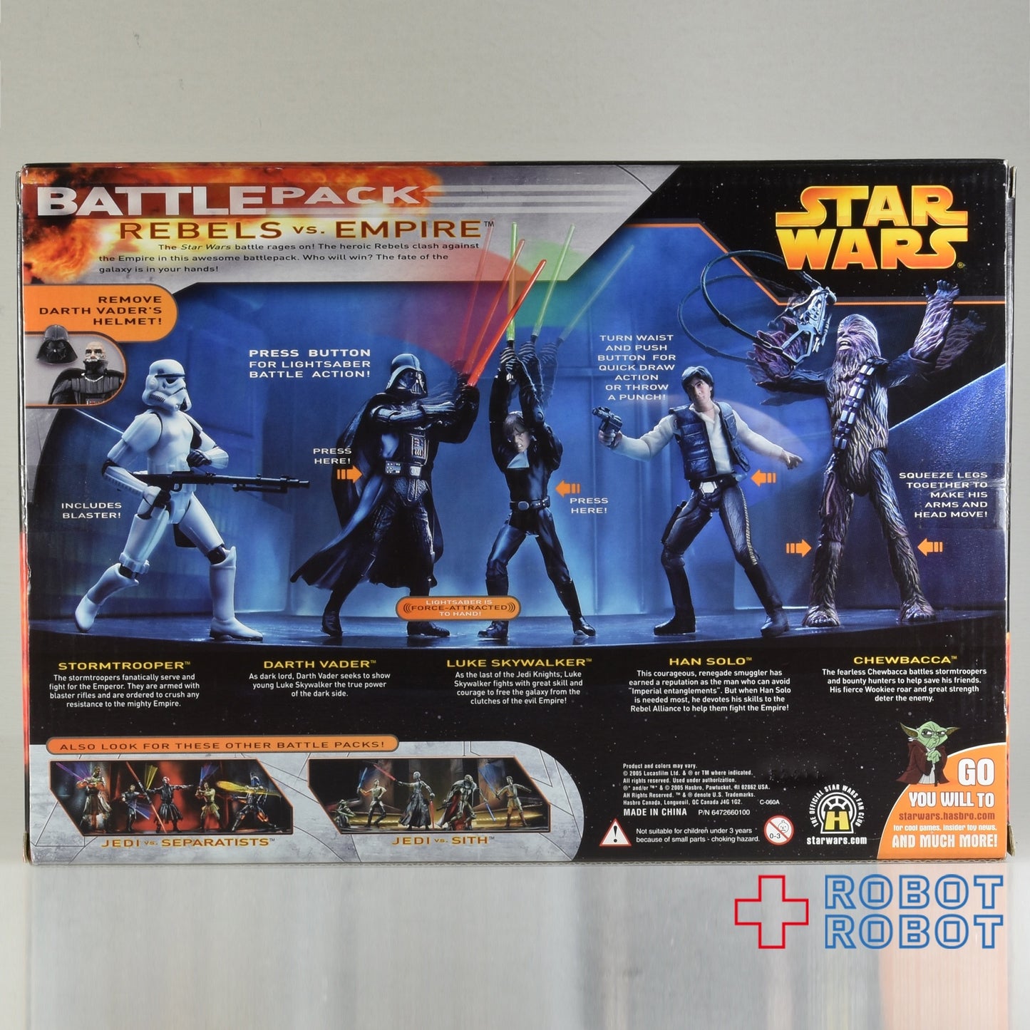 スター・ウォーズ エピソード3 バトルパック 反乱軍 VS 帝国軍 5体セット 国内版