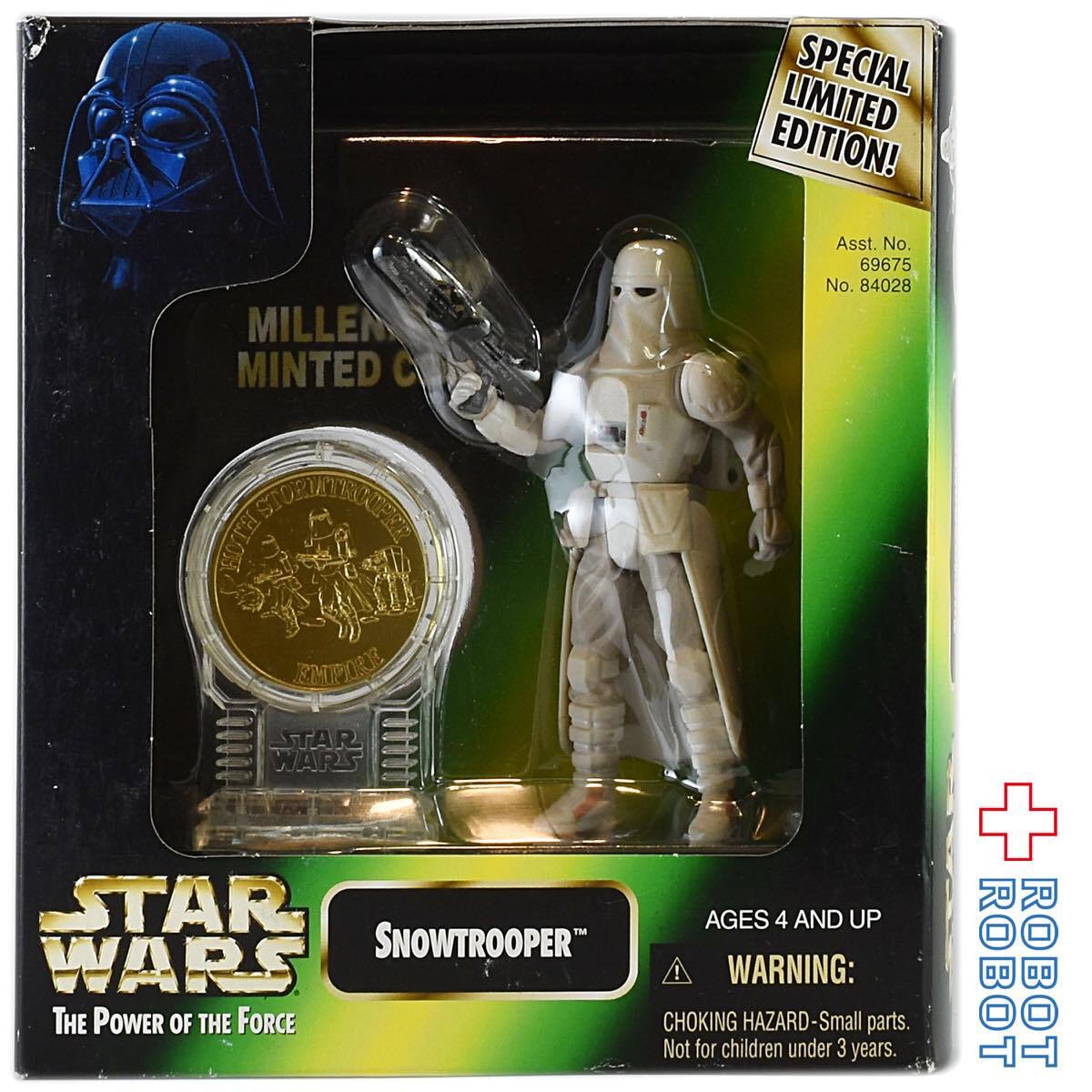 ケナー スター・ウォーズ POTF2 スノートルーパー コイン付アクションフィギュア 開封