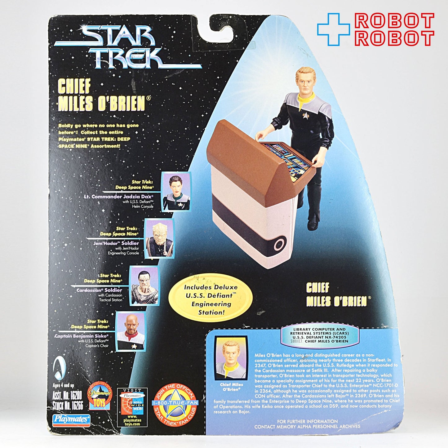 プレイメイツ スタートレック マイルズ・オブライエン アクションフィギュア