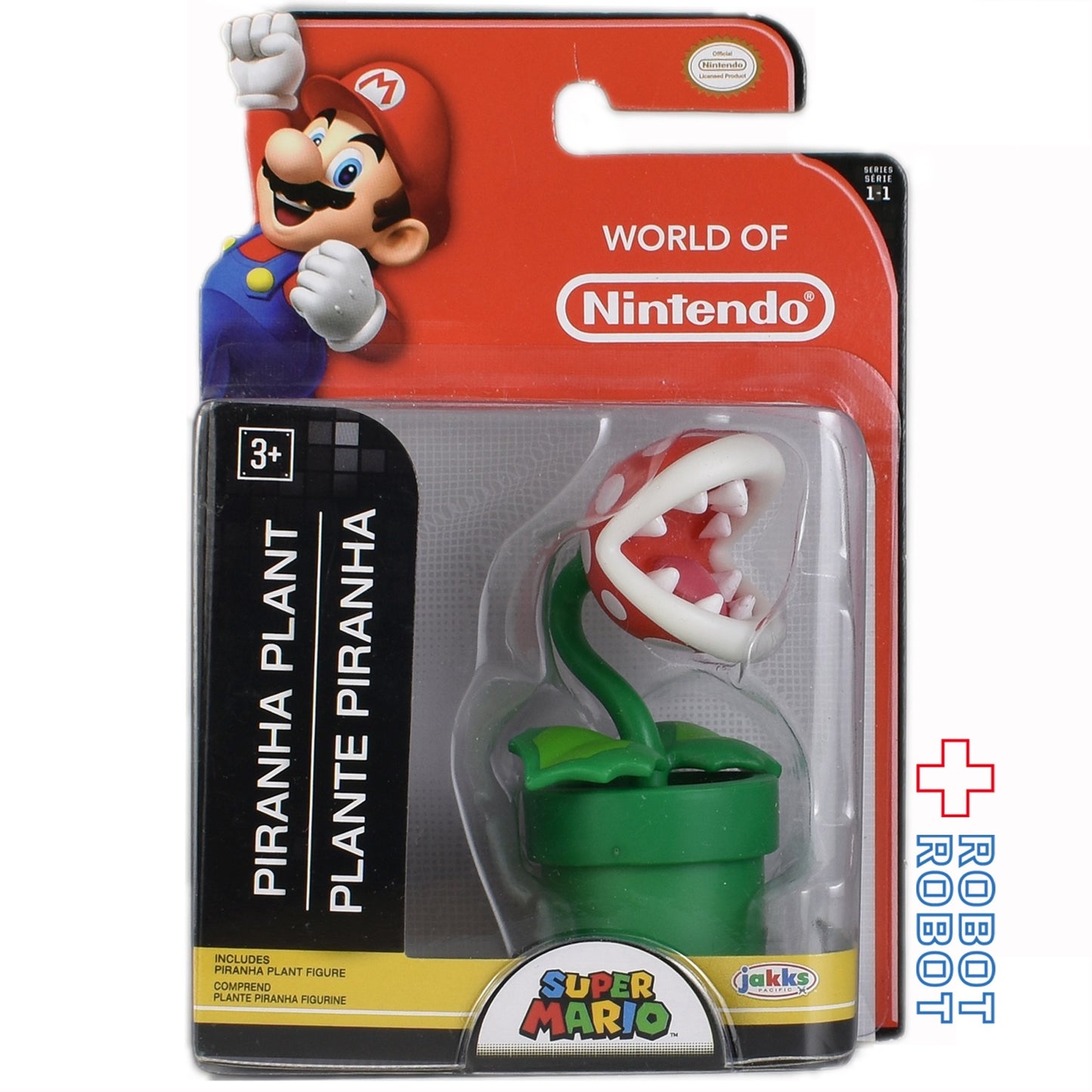 ワールドオブニンテンドー Series 1-1 スーパーマリオ パックンフラワー 2.5インチアクションフィギュア