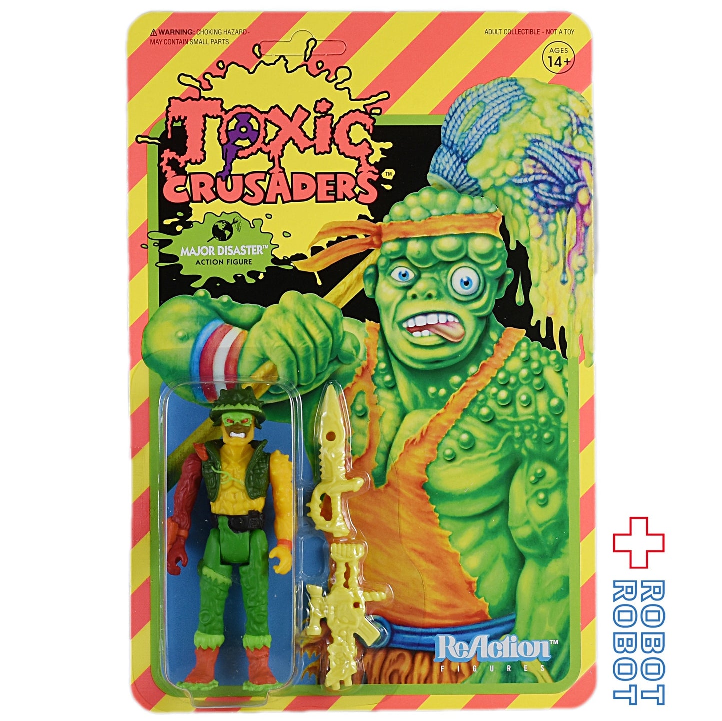 リアクション 悪魔の毒々モンスター The Toxic Crusaders メジャーディザスター 3.75インチ アクションフィギュア