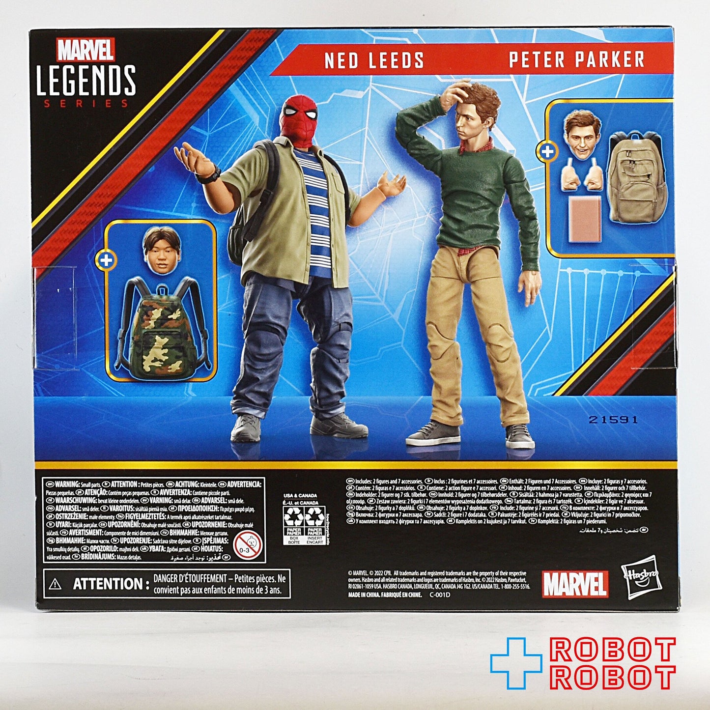 マーベルレジェンド スパイダーマン・ホームカミング ピーター・パーカー & ネッド・リード 2パック US版