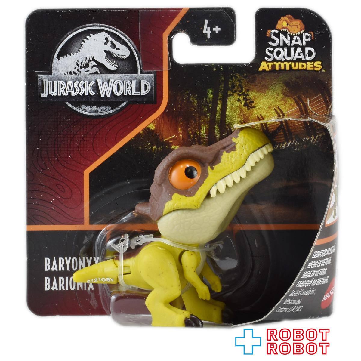 マテル ジュラシック・ワールド スナップスクアッド バリオニクス