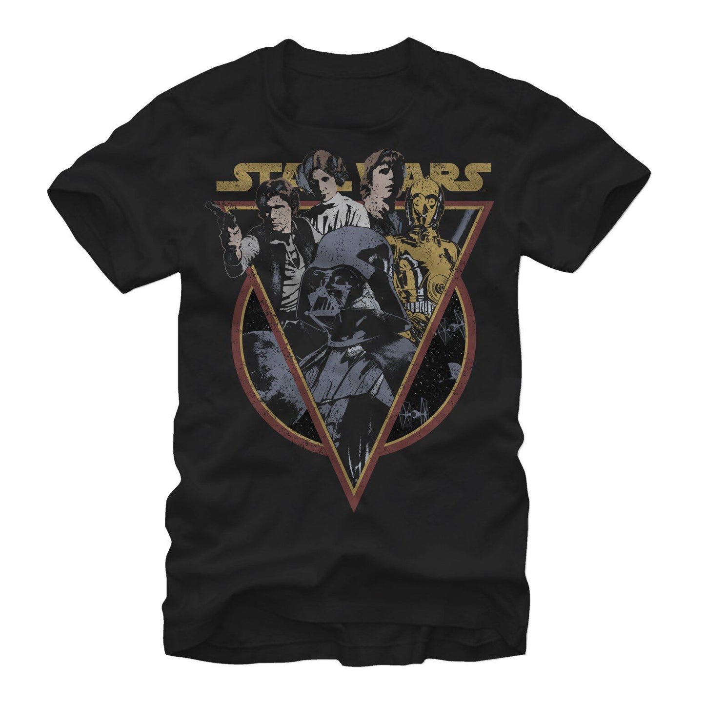 スター・ウォーズ Tシャツ Star Wars Retro Characters Black