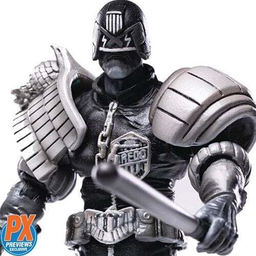 ハイヤトイズ ジャッジ・ドレッド 1/18 モノクローム アクションフィギュア 未開封