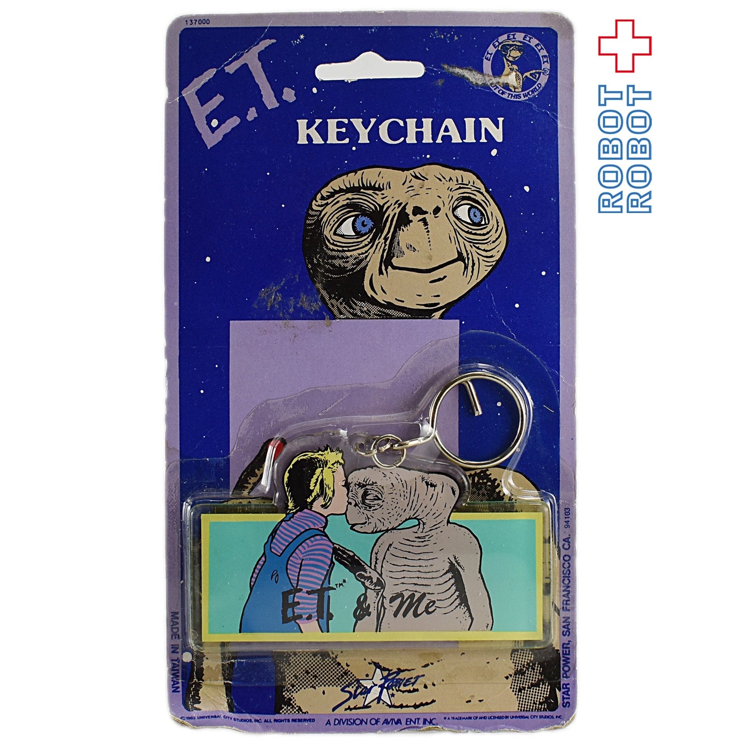 Aviva E.T アクリル キーホルダー E.T. & Me 台紙入