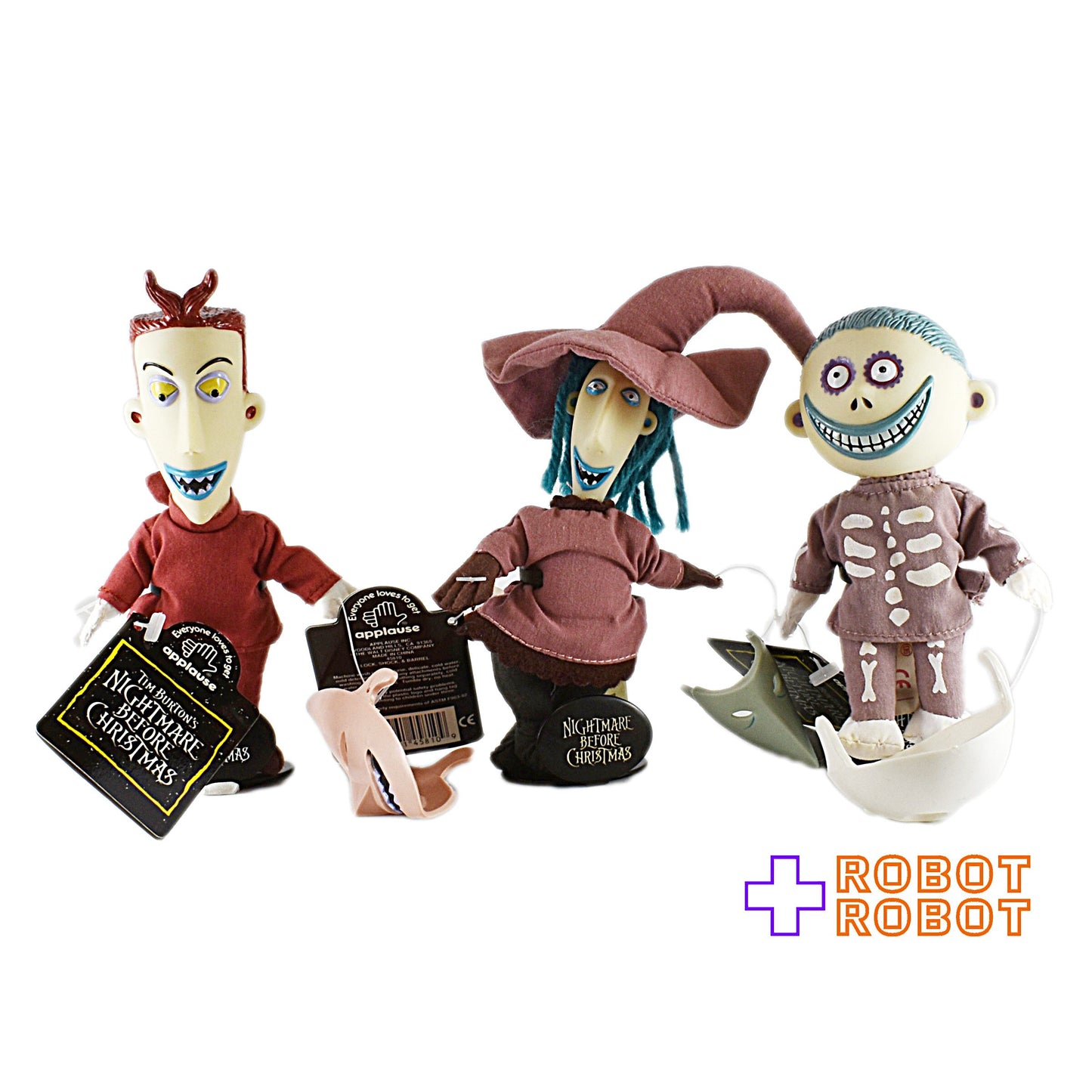 アプローズ ナイトメアー・ビフォア・クリスマス ロック ショック バレル ビーンバッグ ぬいぐるみ人形 紙タグ付