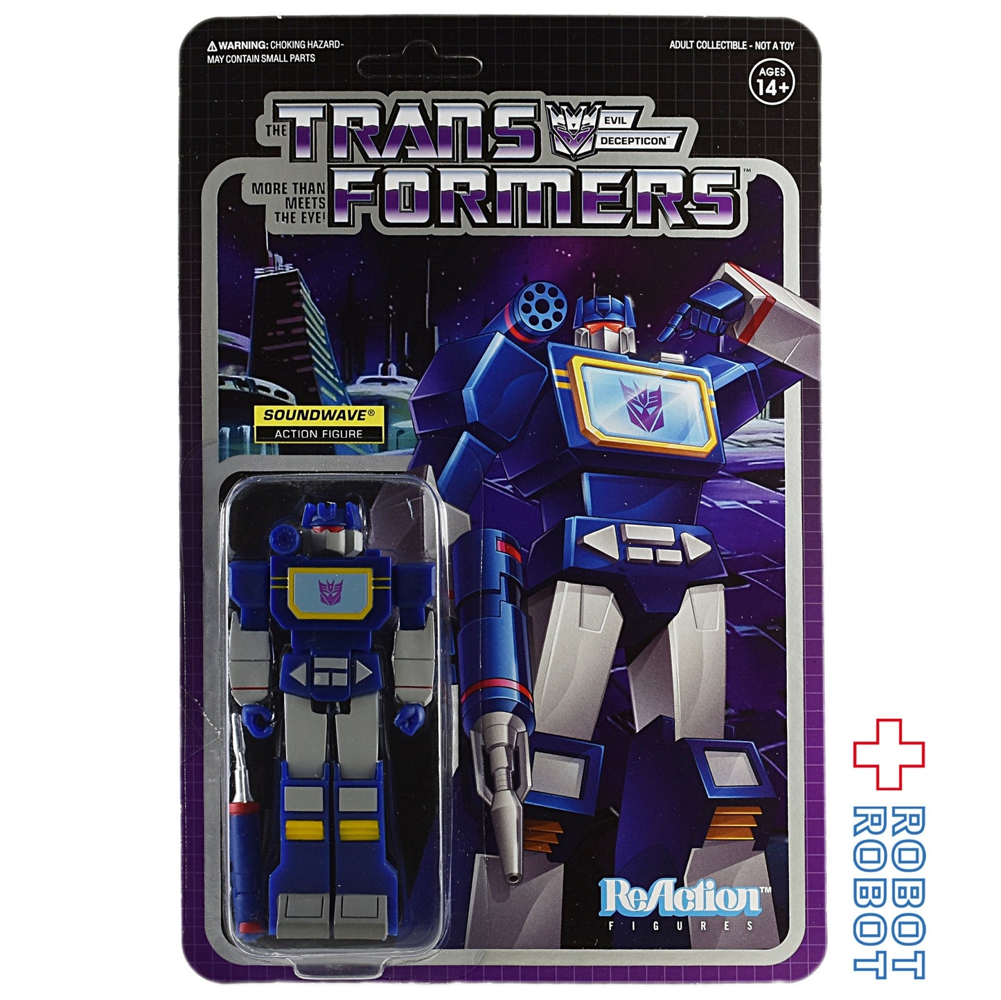 リ・アクション 3.75インチ アクションフィギュア サウンドウェーブ 戦え!超ロボット生命体トランスフォーマー シリーズ1