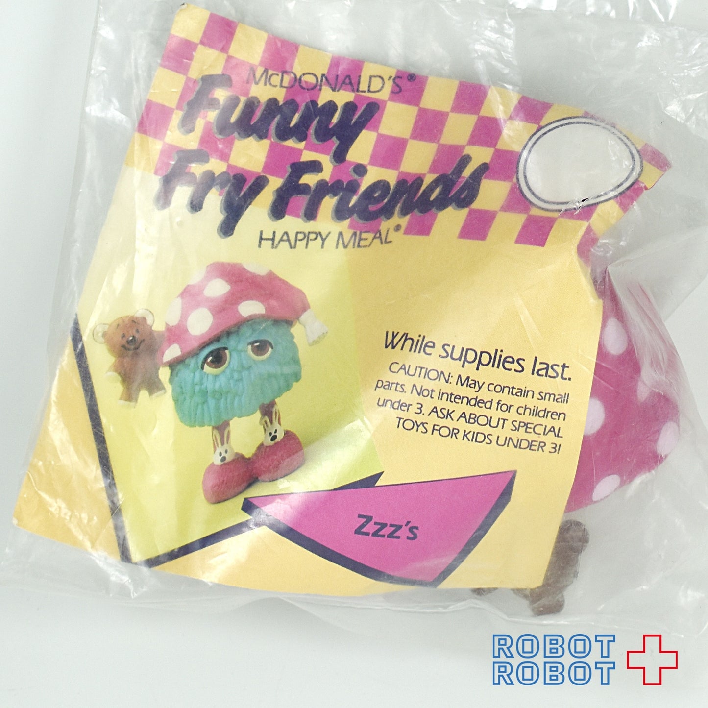 マクドナルド ハッピーミール ファニーフライフレンズ # 6 ZZZ'S (フライガイ) 袋入