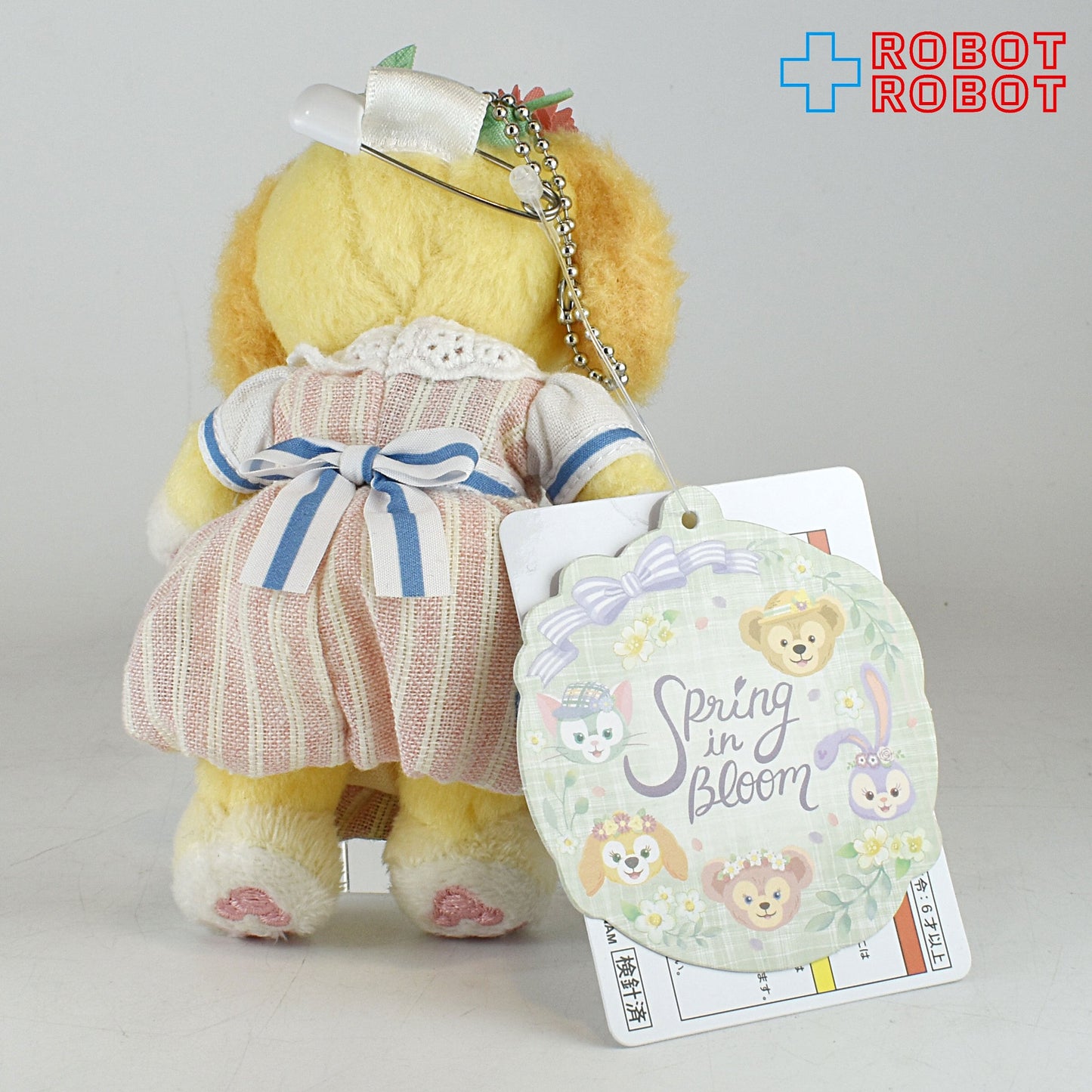 TDS クッキー・アン ダッフィー&フレンズのスプリング・イン・ブルーム ぬいぐるみバッジ