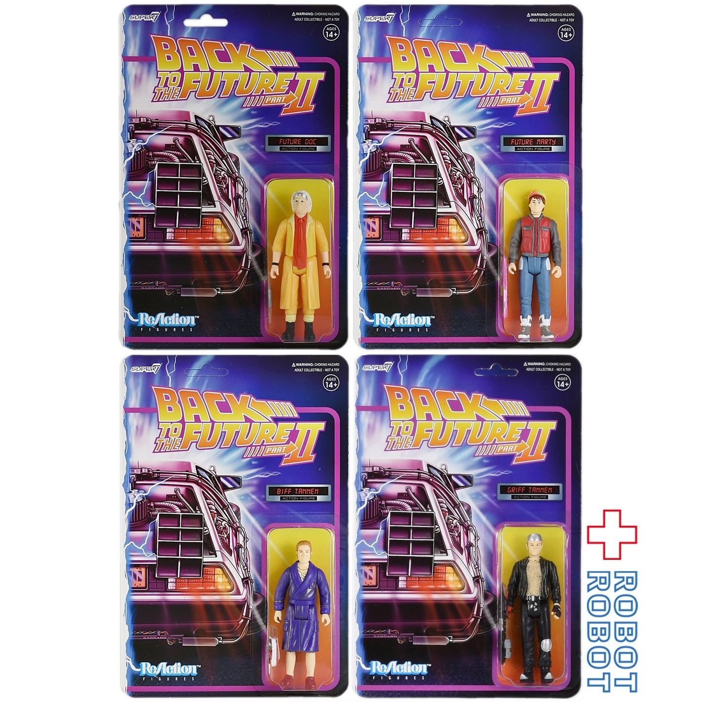 リ・アクション 3.75インチ バック・トゥ・ザ・フューチャー 2 4種セット