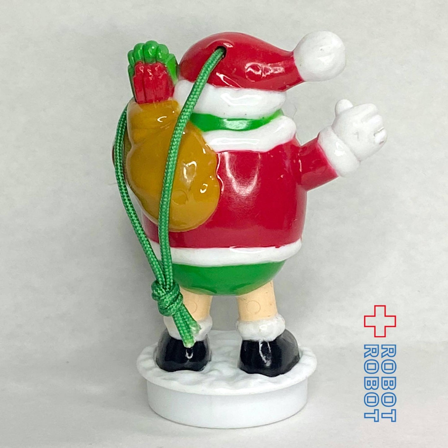 M&M's 1997 ピーナッツグリーン サンタクロース WITH CARROT クリスマスオーナメント