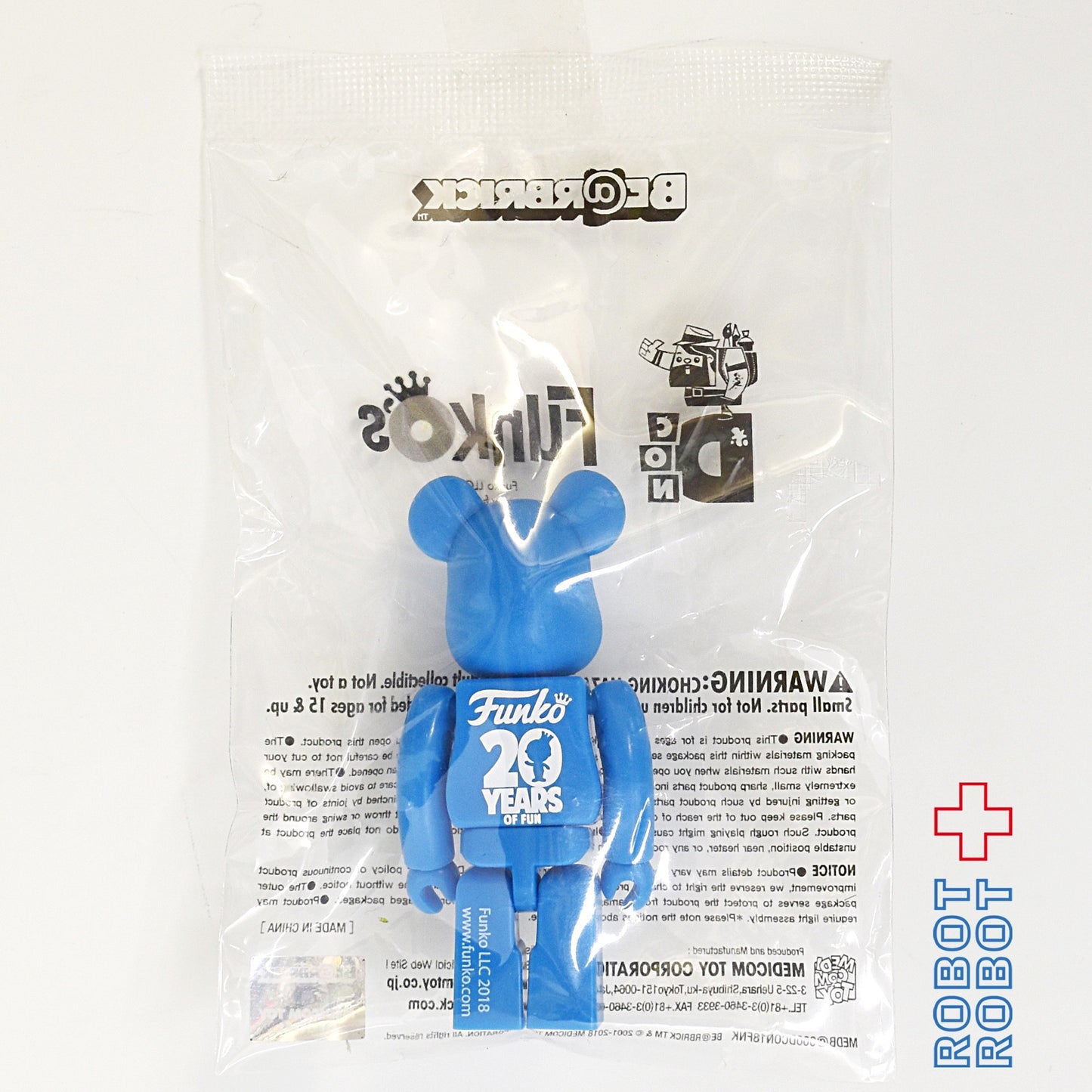 DCON ファンコ ベアブリック 100%青 2018