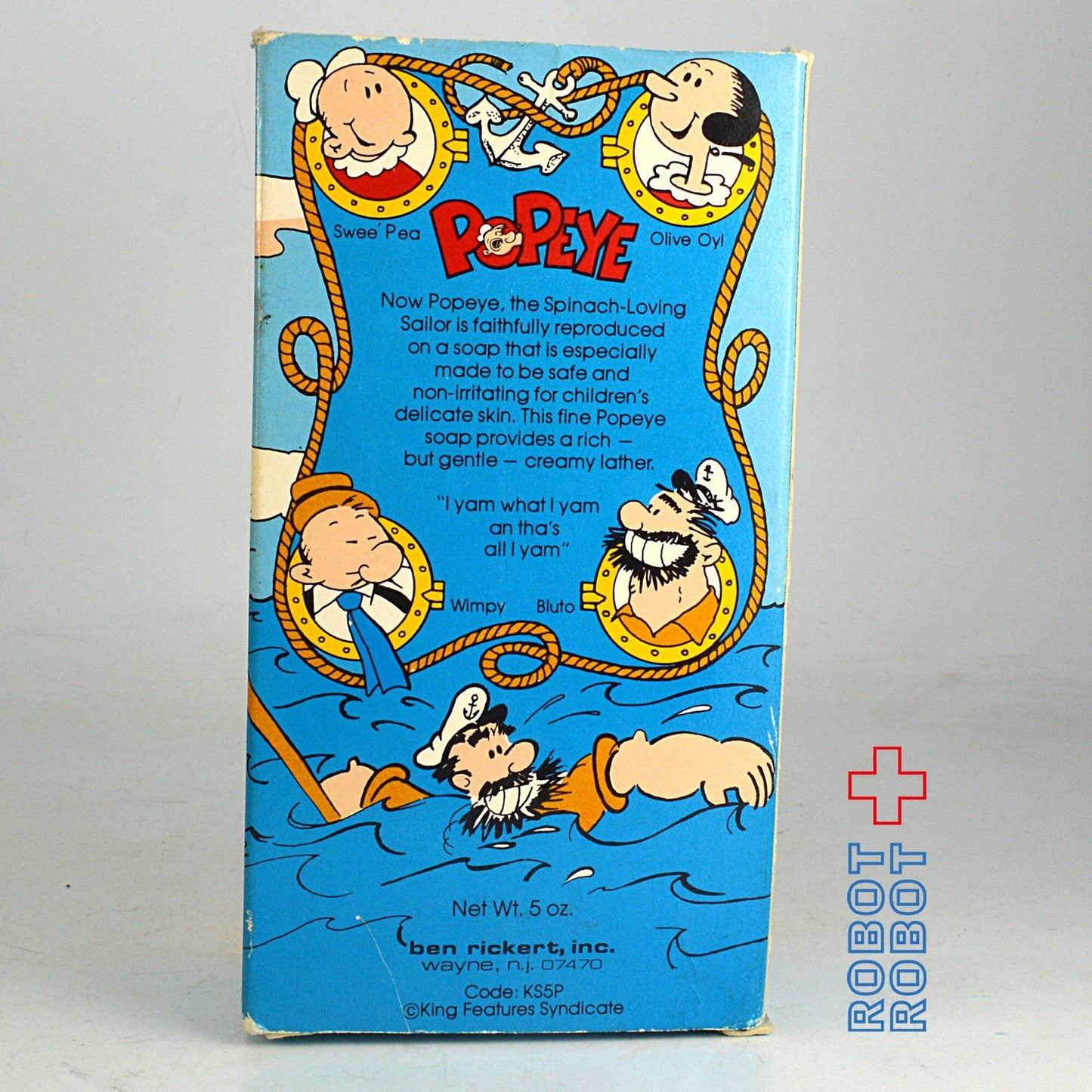 ポパイ 石鹸 フィギュア 箱入