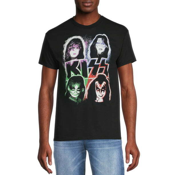 Tシャツ KISS グループ 黒