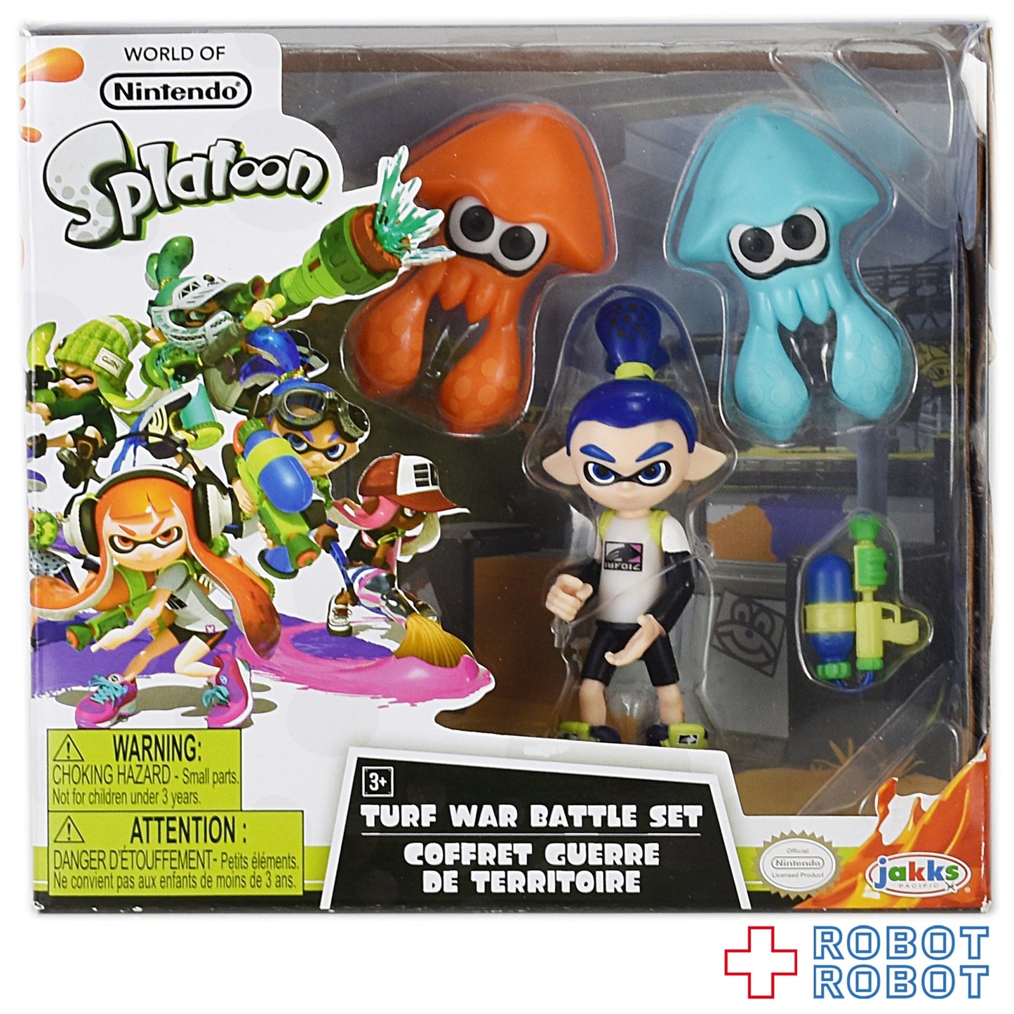 ワールドオブニンテンドー スプラトゥーン ターフ ウォー バトルセット 2.5インチ アクションフィギュア