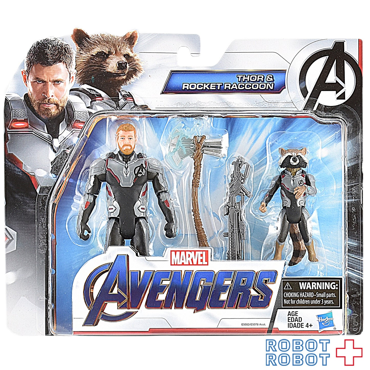 ハズブロ アベンジャーズ エンドゲーム ソー & ロケット 2パック 6インチ ベーシックフィギュア