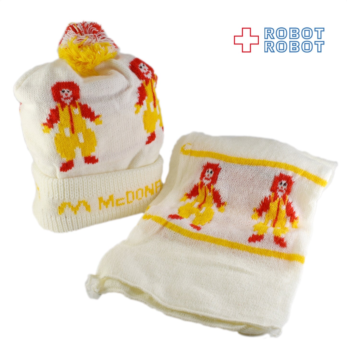 マクドナルド ロナルド ニット帽 & マフラー セット