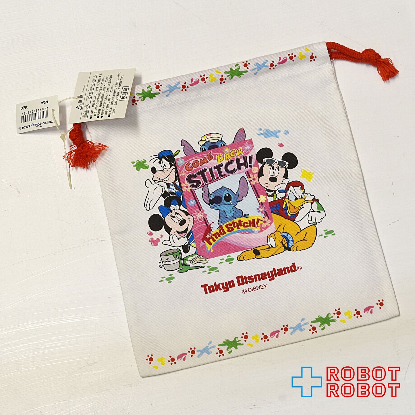 TDR 東京ディズニーランド リロ&スティッチのフリフリ大騒動 ~Find Stitch!~ 2006 巾着