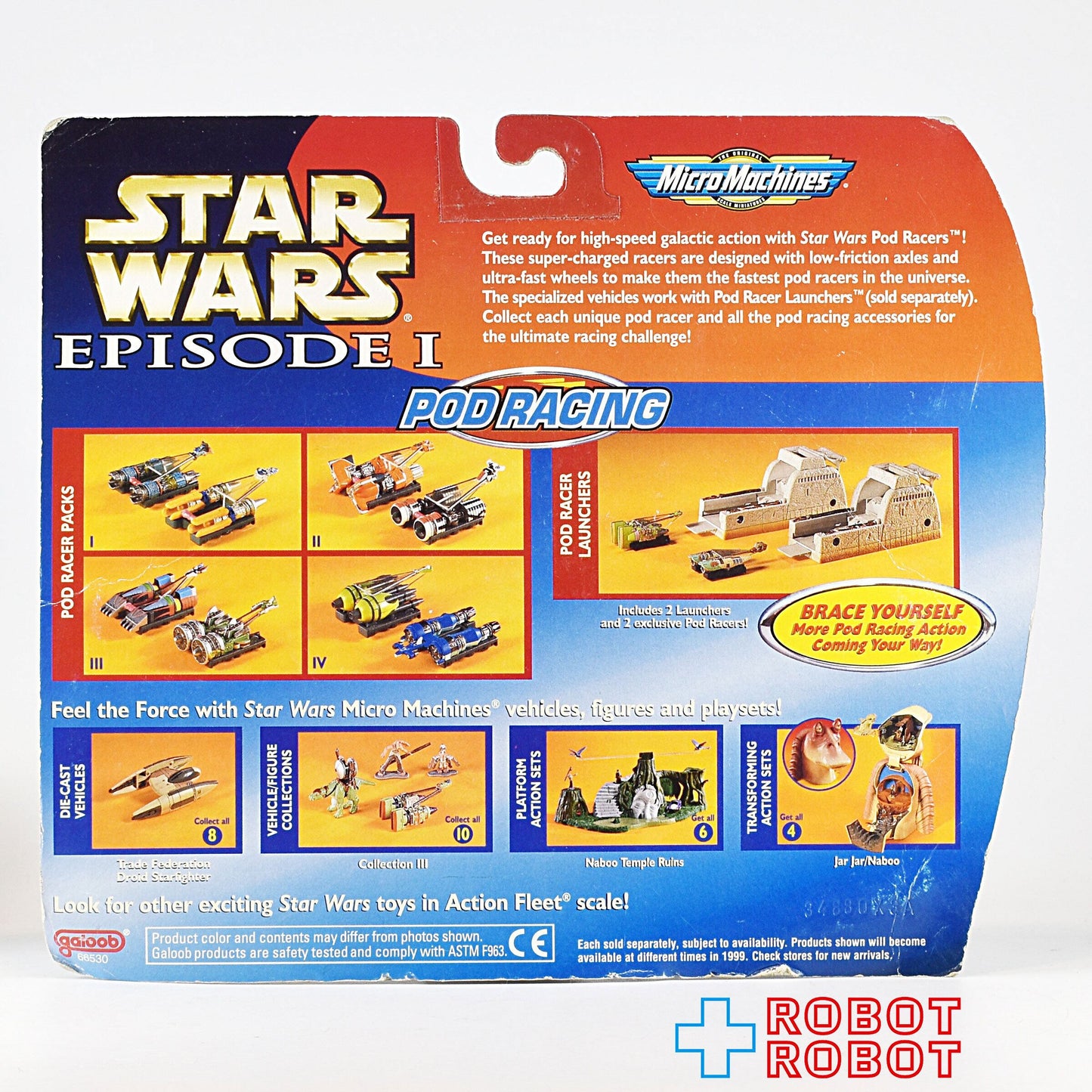 スター・ウォーズ マイクロマシン ポッド・レーサー・パック 3 未開封