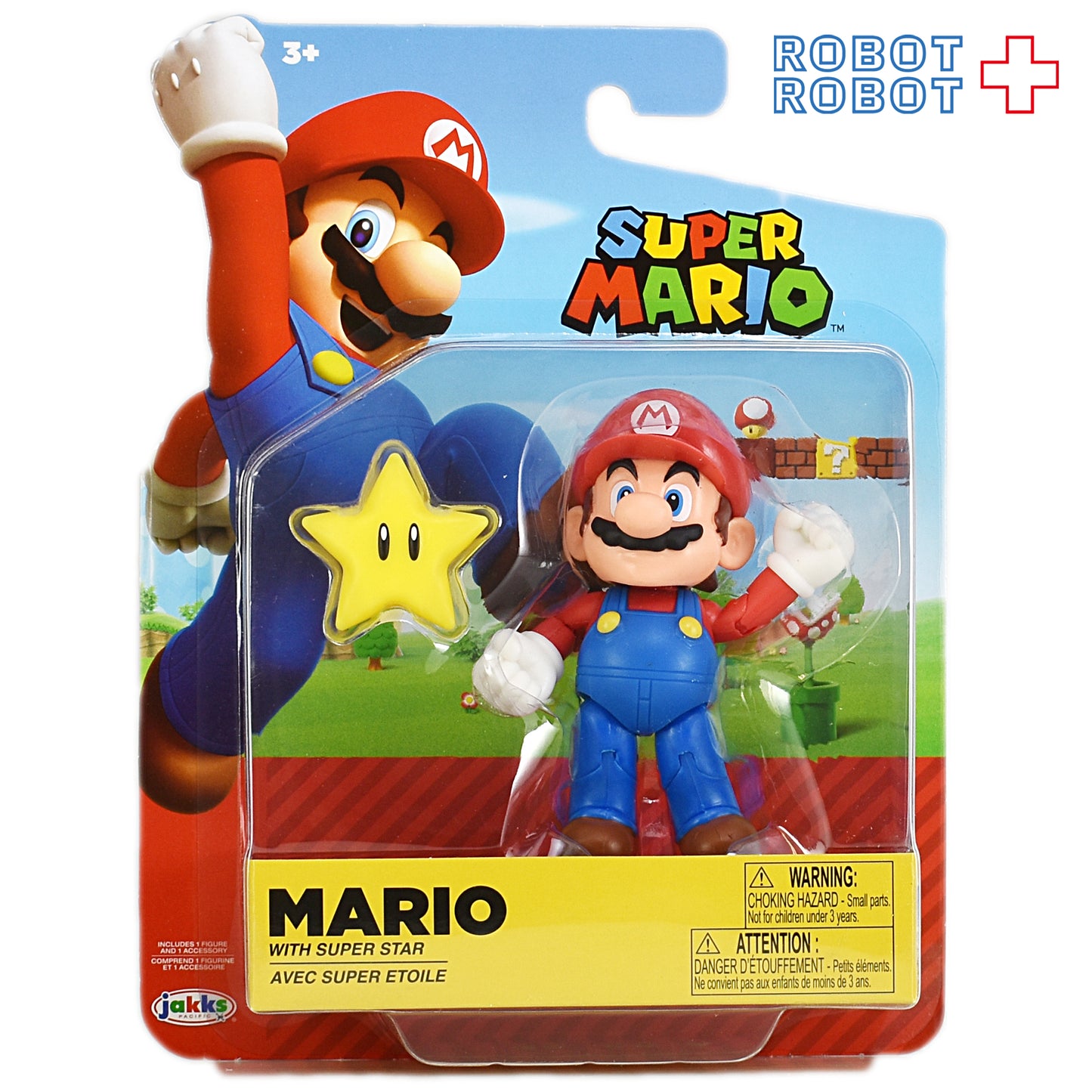 ワールドオブニンテンドー スーパーマリオ マリオ 4インチ アクションフィギュア