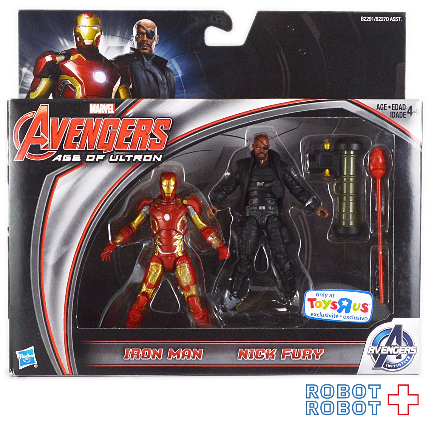 マーベル・アベンジャーズ アイアンマン&ニックフューリー フィギュア 2パックトイザらス限定