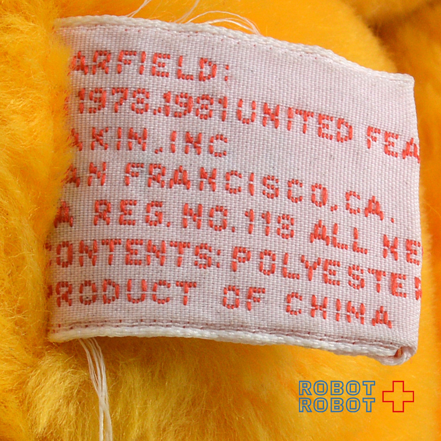 Dakin ガーフィールドぬいぐるみ人形 I LOVE YOU, SO BUCKLE UP! 17センチ