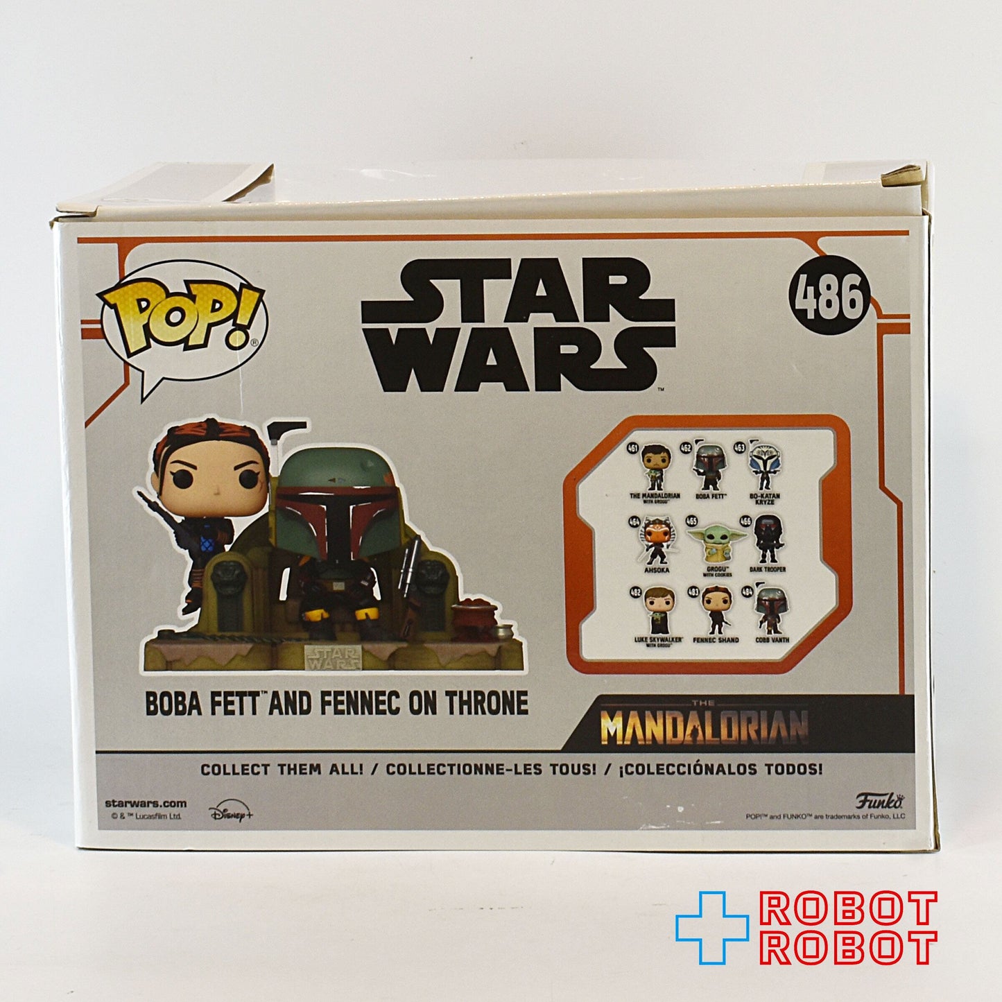 ファンコ POP! 486 スター・ウォーズ ボバ・フェット アンド フェネック オン スローン