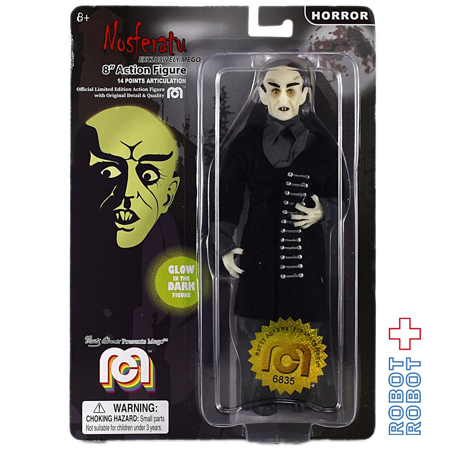 MEGO ホラー ノスフェラトゥ 蓄光Ver. 8インチ アクションフィギュア