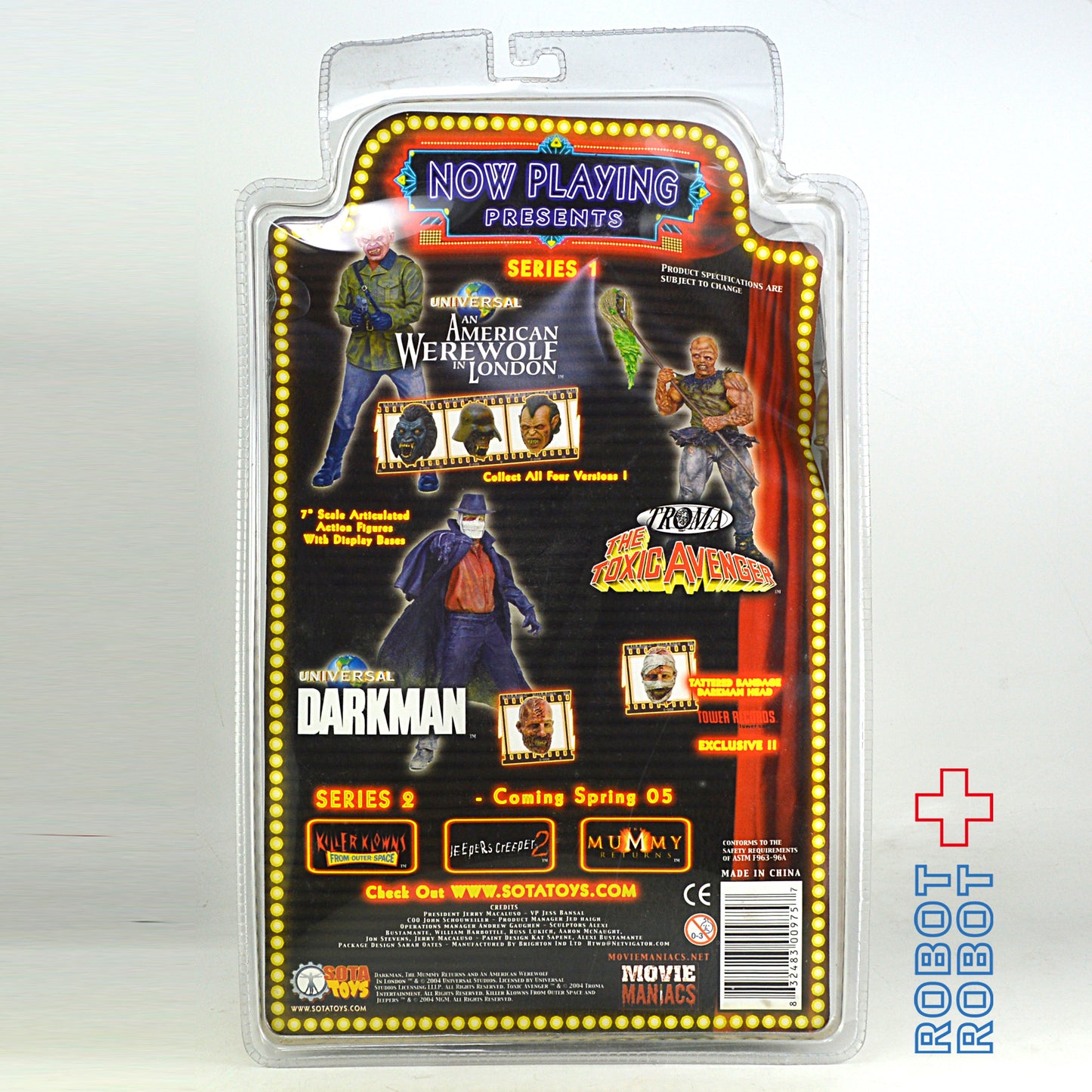 悪魔の毒々モンスター TOXIC AVENGERS / TOXIE アクションフィギュア