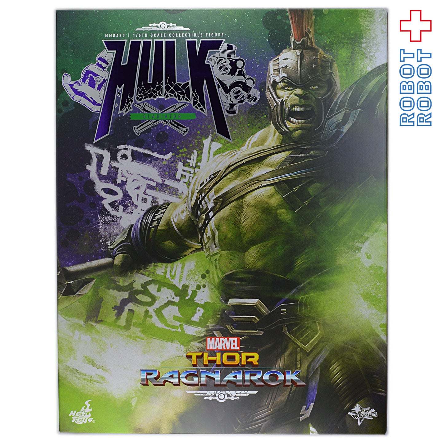ホットトイズ マイティ・ソー バトルロイヤル 1/6 ハルク グラディエーター版 開封美品