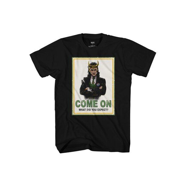 マーベル Tシャツ Marvel LOKI "COME ON" Character Graphic T-Shirt