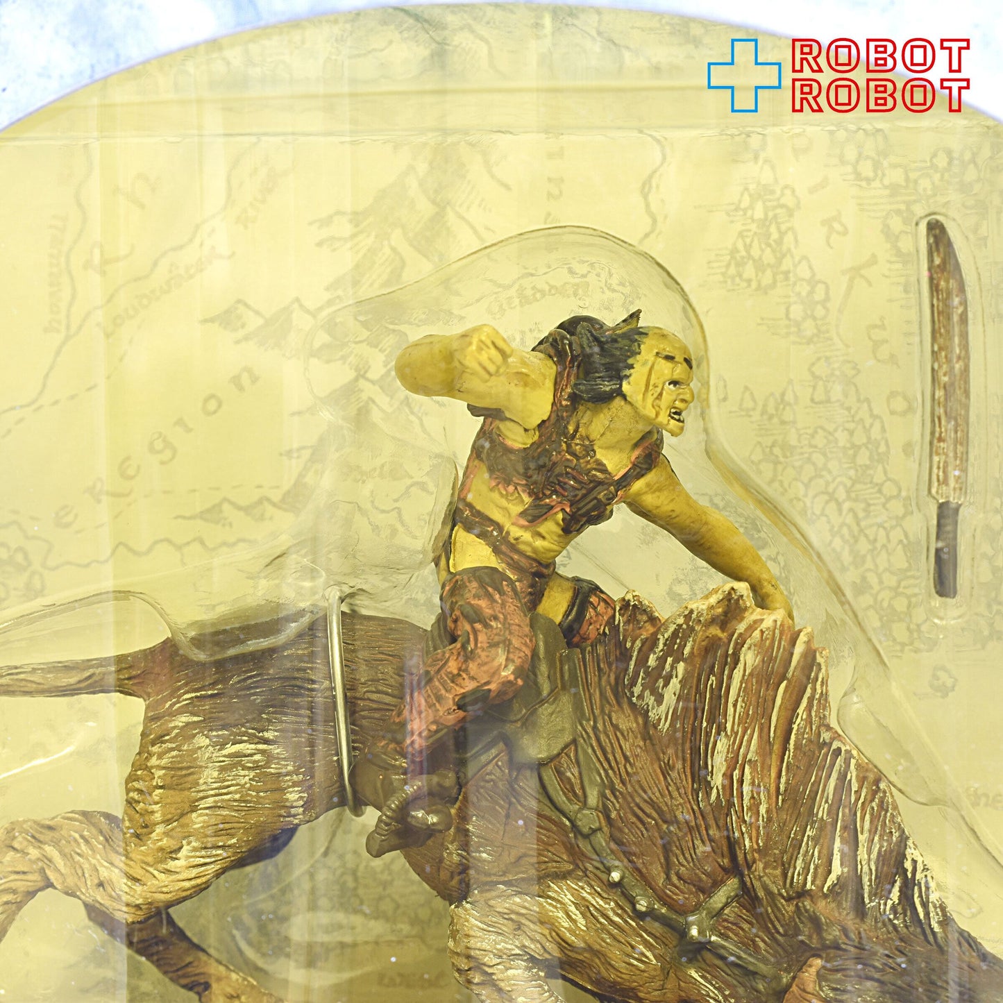 指輪物語 ロード・オブ・ザ・リング ウォリアー&バトルビースト シャーク&ワーグファクス フィギュア (プレイ・アロング社 )