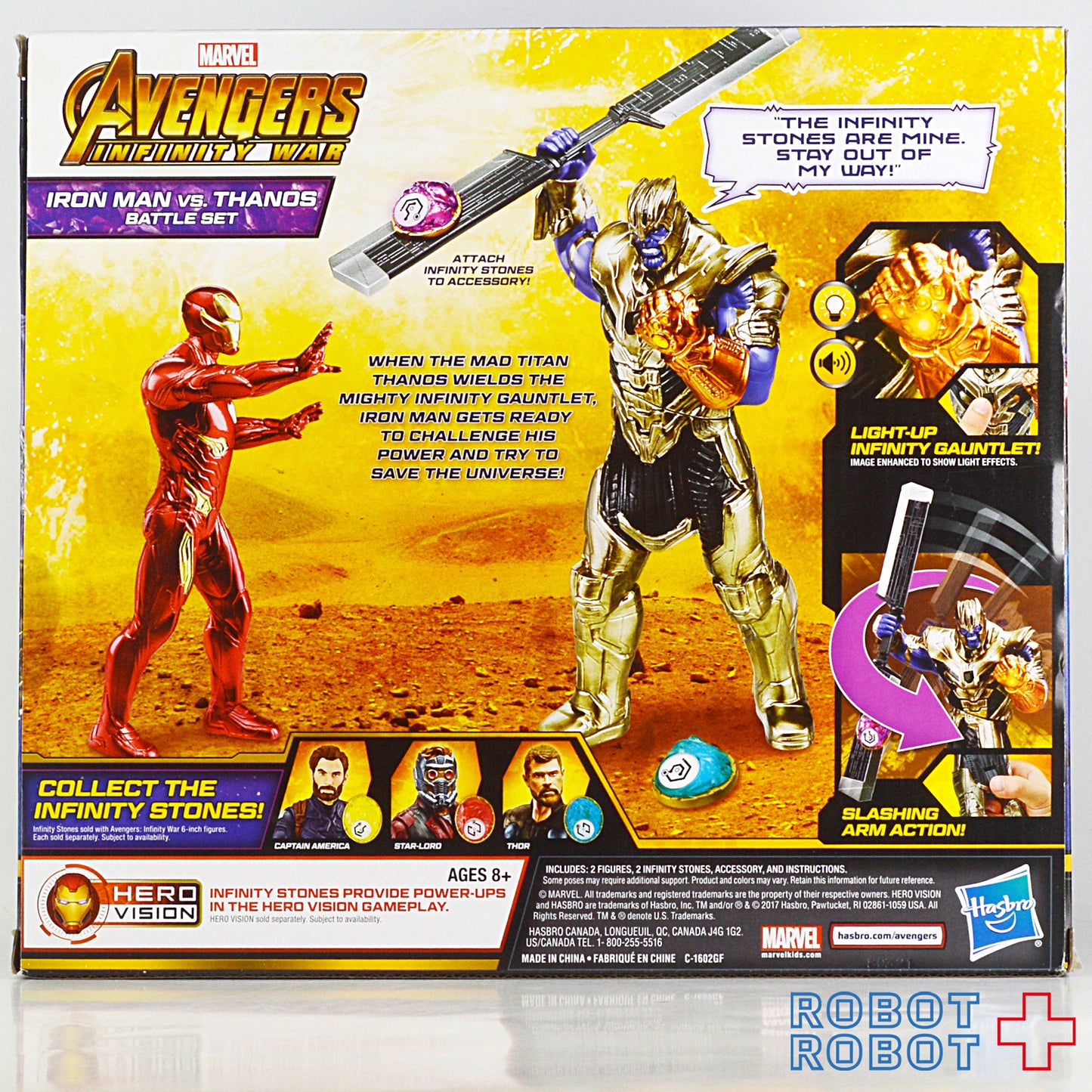 マーベル アベンジャーズ インフィニティウォー 6インチ アクションフィギュア アイアンマン サノス バトルセット