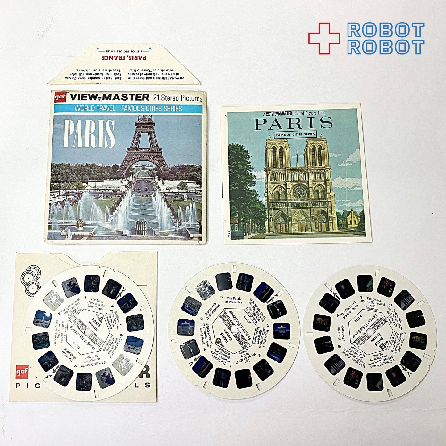 ビューマスター パリ リール3枚組 小冊子付属