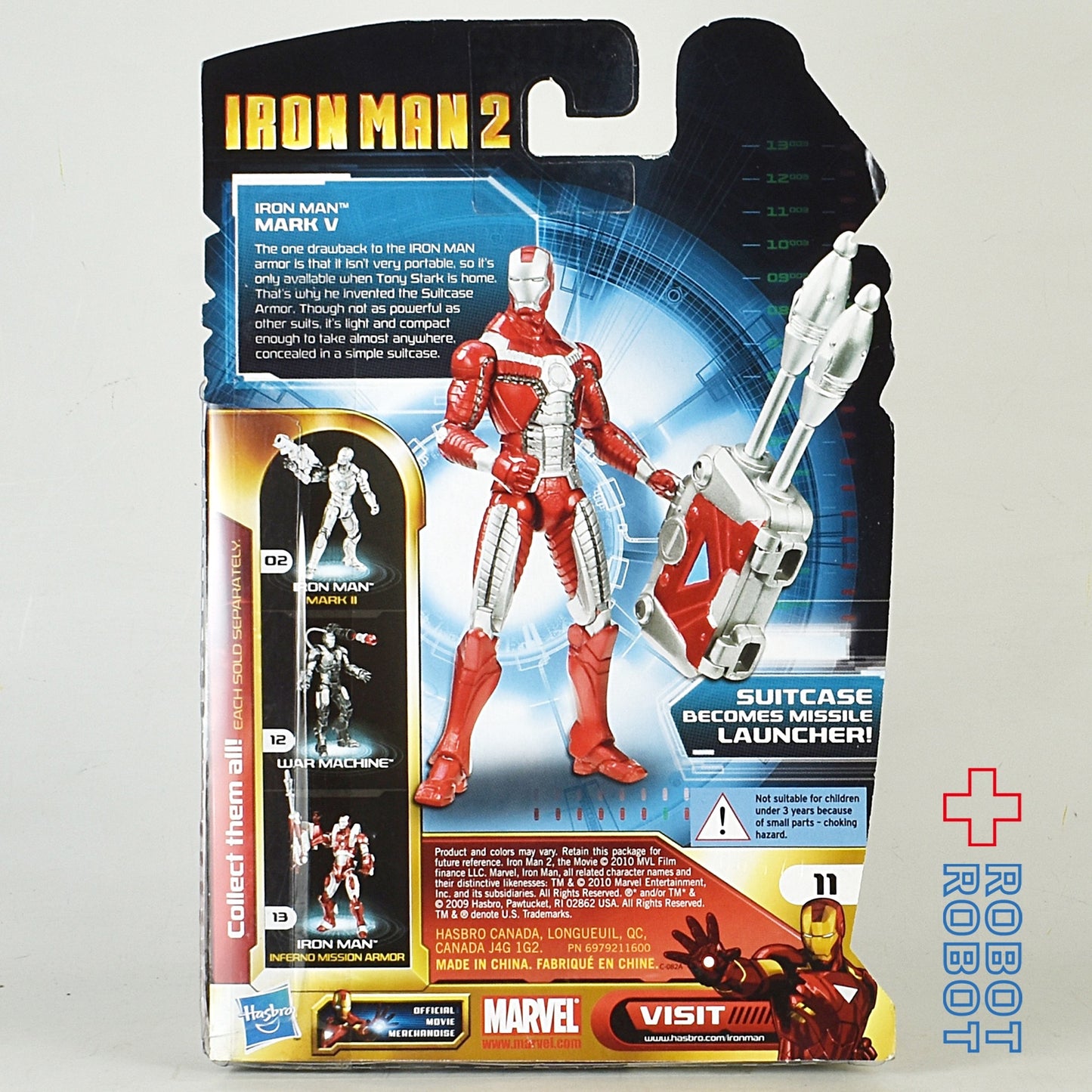 ハズブロ アイアンマン2 アイアンマン マーク5 アクションフィギュア