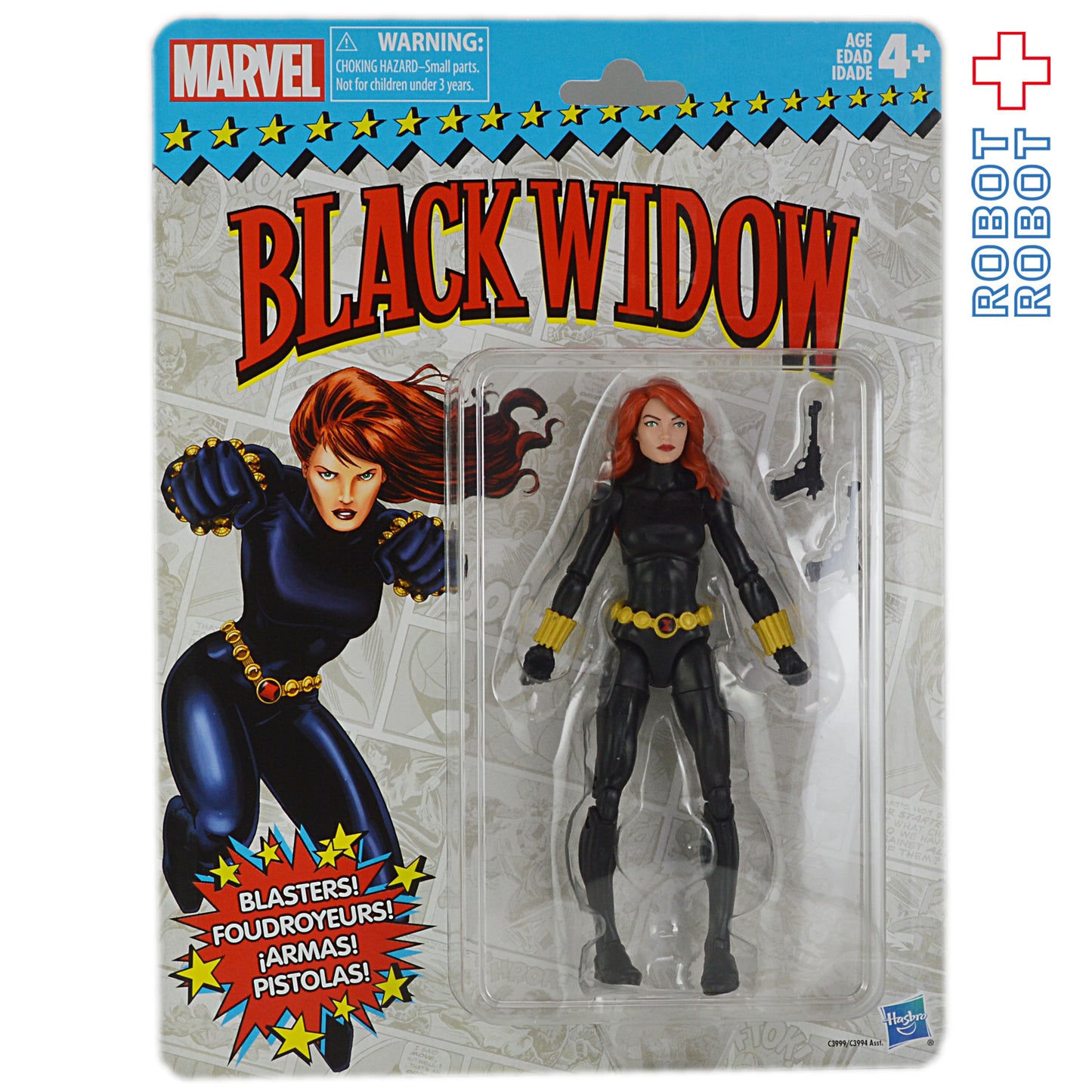 ●マーベルレジェンド スーパーヒーローズ ビンテージ6インチ・フィギュア ブラックウィドー.