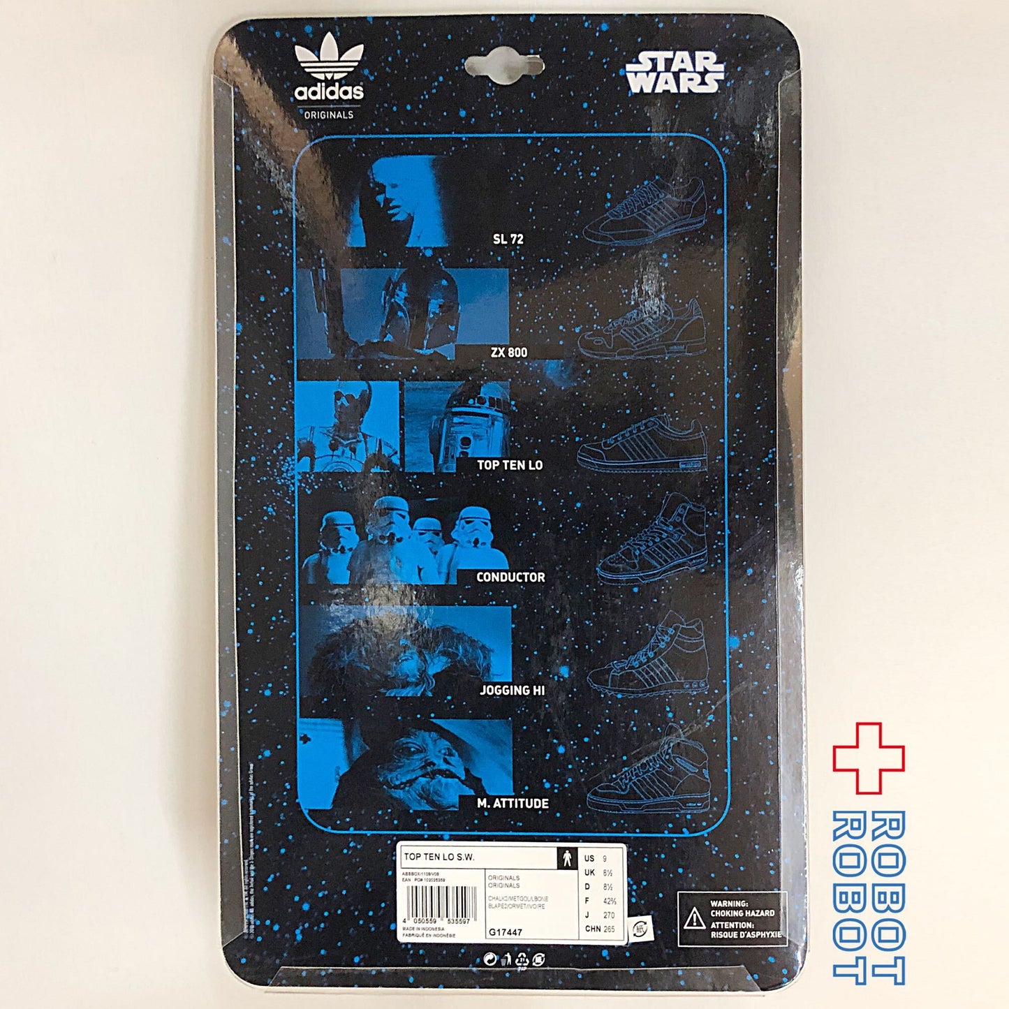 スター・ウォーズ x アディダス トップテンロー R2-D2 x C-3PO スニーカー コラボ商品