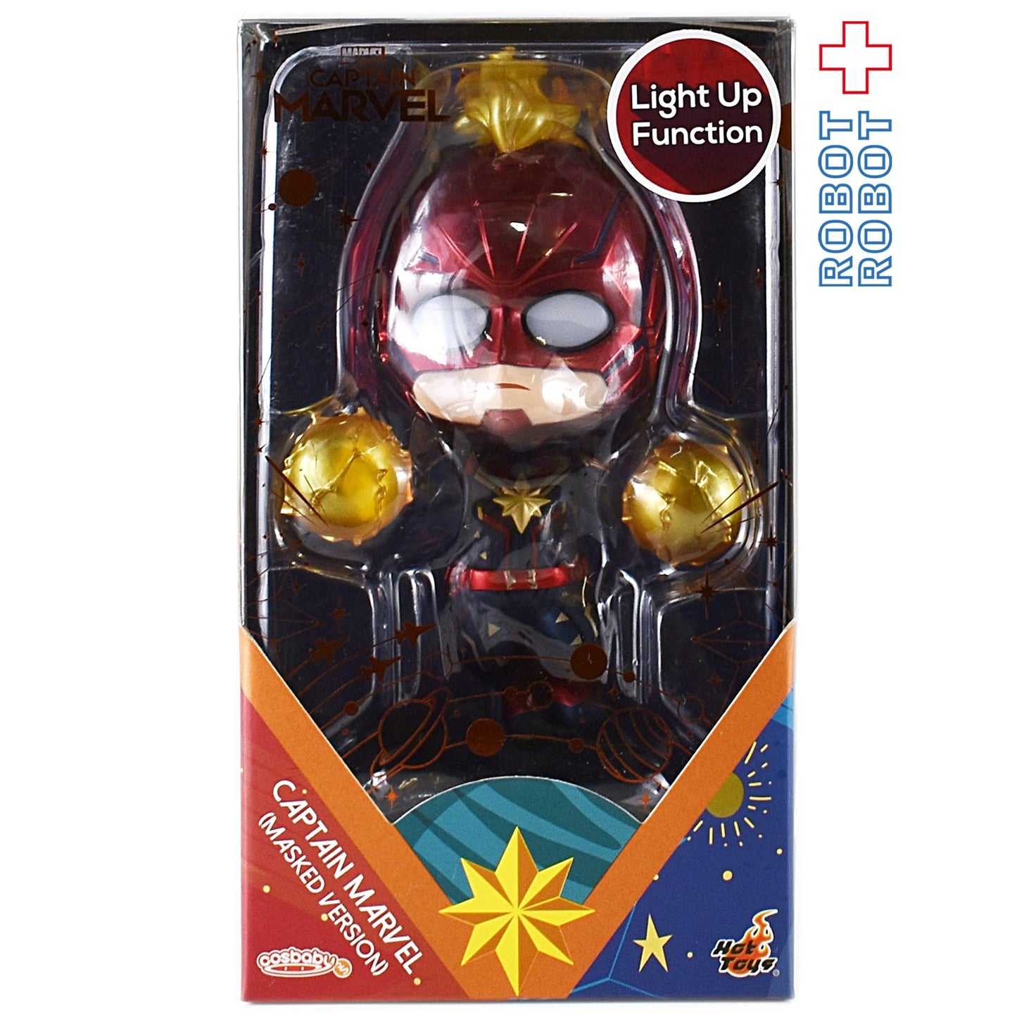 ホットトイズ コスベイビー キャプテン・マーベル マスクVer. ライトアップ機能搭載