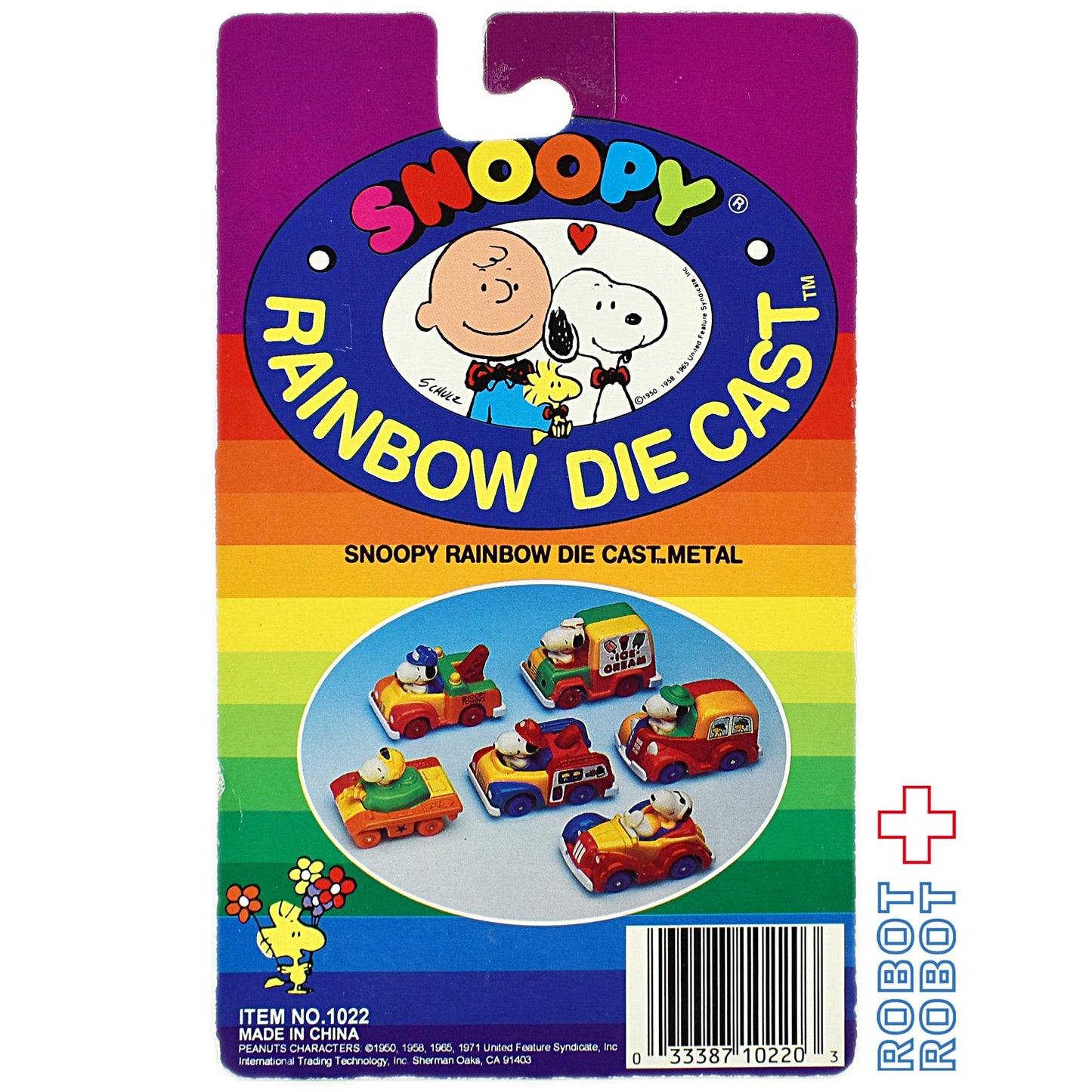 スヌーピー レインボーダイキャスト アイスクリームバン 未開封