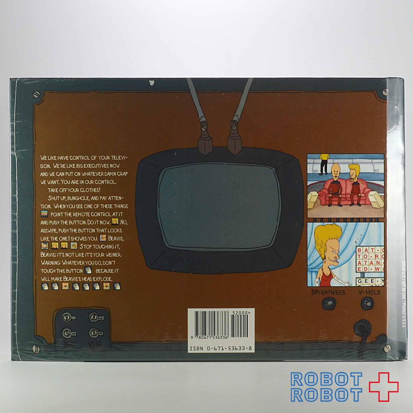 ビーバス&バットヘッド TVトーカーズ VHS ノベルティグッズ リモコン付き グラフィック本 開封 ※難有り