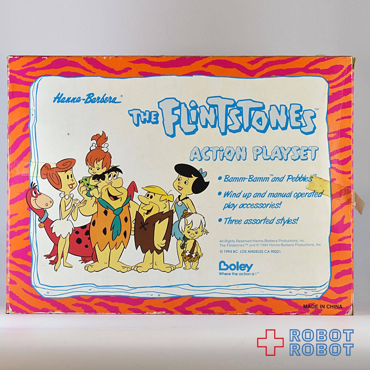 Boley 原始家族フリントストーン アクションプレイセット バンバン&ぺブルス シーソーセット
