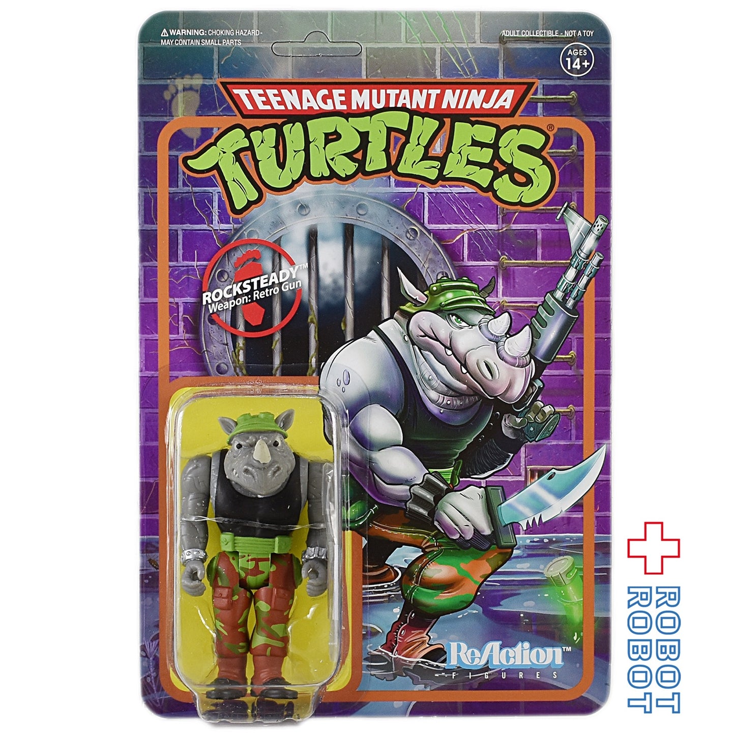 リ・アクション タートルズ ロックステディー フィギュア